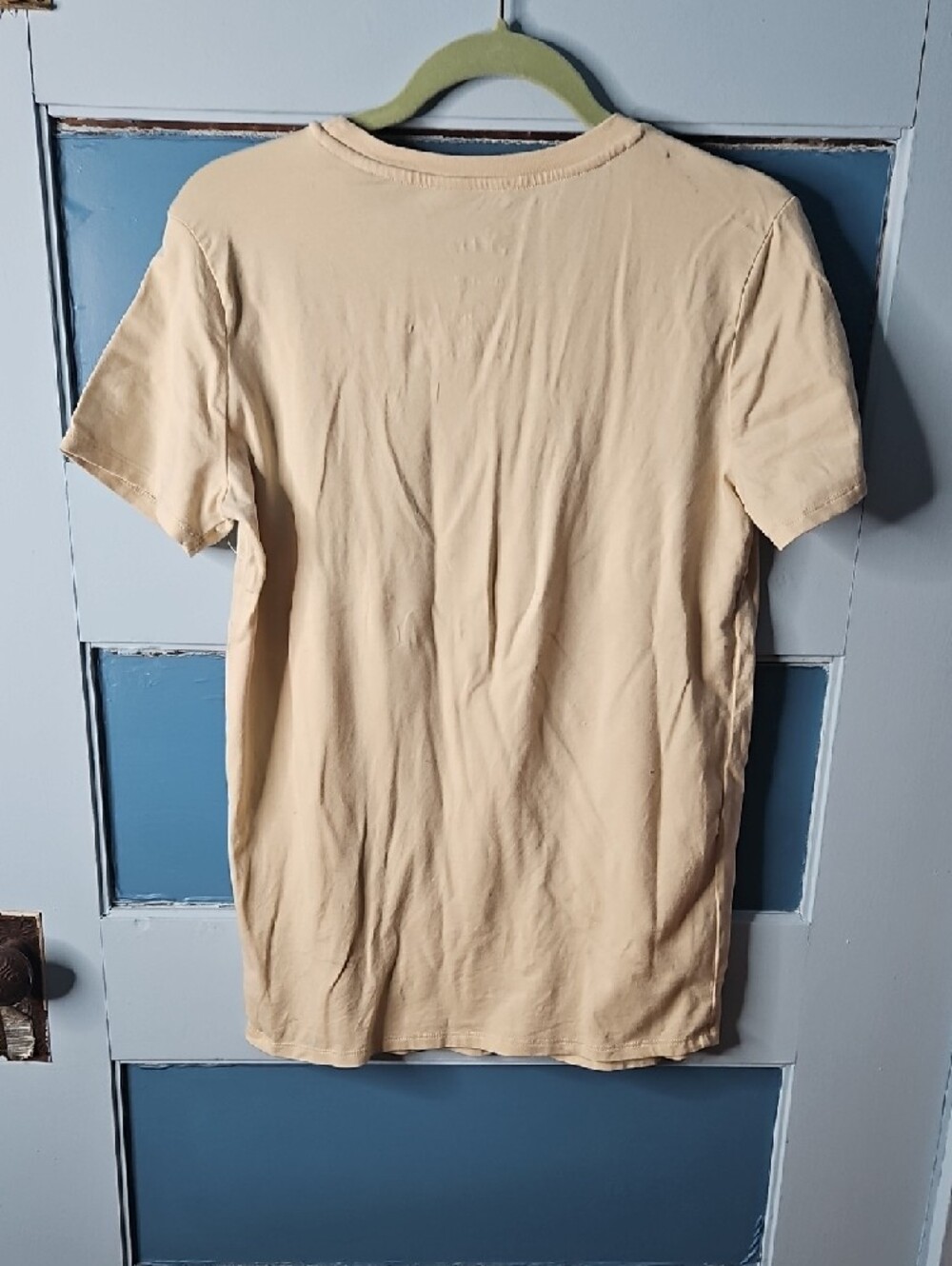 Disney Winnie the Pooh Pale Yellow Tee with Pink Accent Large - Picture 5 of 9